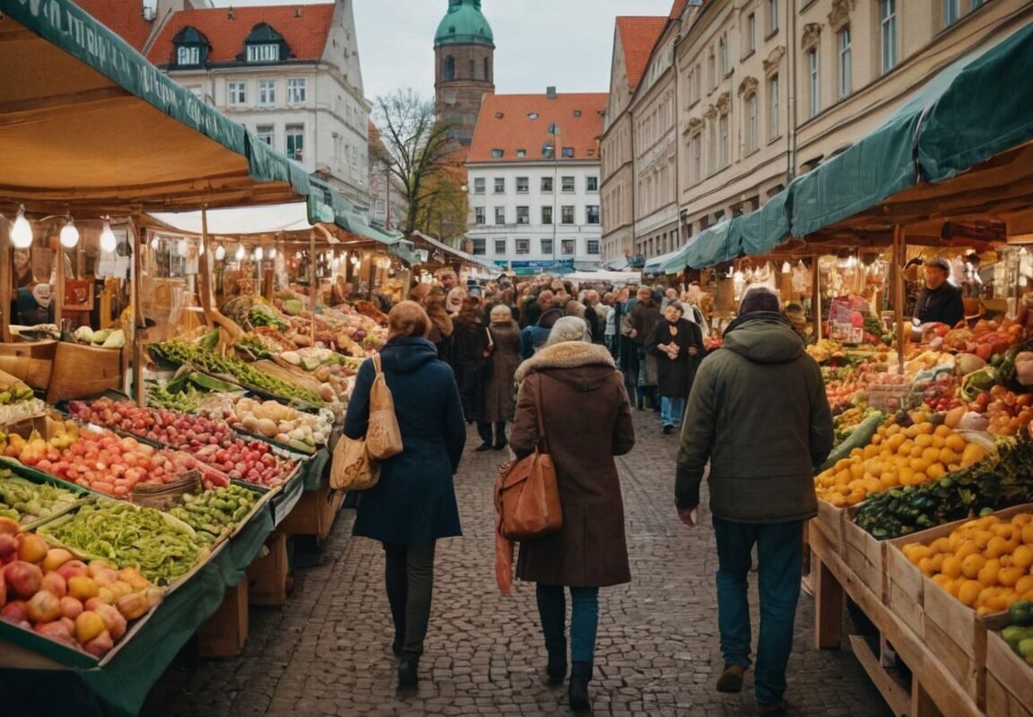 Die besten Wochenmärkte in Leipzig